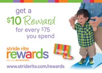 Stride Rite Rewards loyalty program