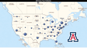 The Wildcats were ranked #1 for part of the season, and see more widespread national support than some of the other teams.