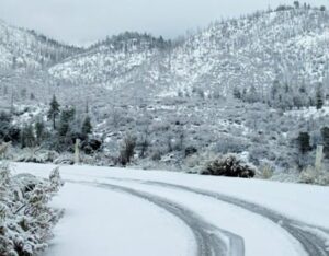 snow-road