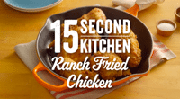 Watch the "15 Second Kitchen" recipe for Hidden Valley Ranch Fried Chicken
