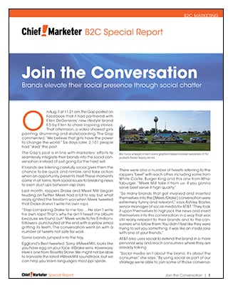 Social Marketing Special Report