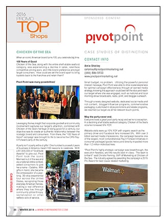 Pivot Point Marketing Case Study