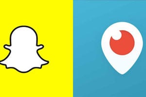 snapchat & periscope