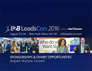 B2B LeadsCon 2016 Sponsorship and Exhibit Opportunities Cover