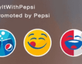Pepsi Promoted Stickers