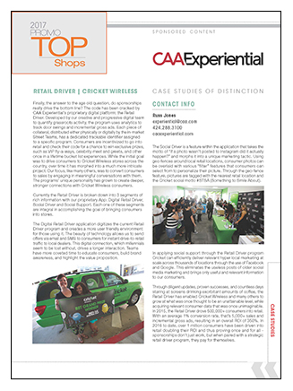 CAA Experiential Case Study