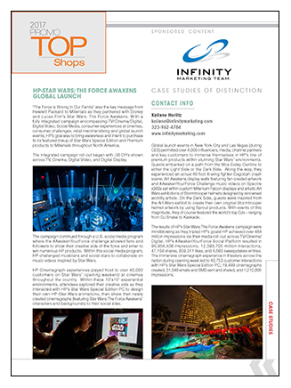 Infinity Marketing Team, Inc. Case Study