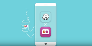 dunkin' donuts and waze