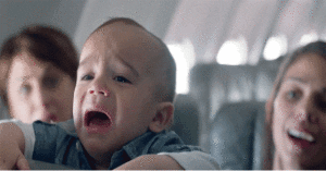 JetBlue promised passengers on a flight from New York to Long Beach that each time a baby cried, they’d receive 25% off the cost of their ticket—if babies cried four times, their flight would be free.