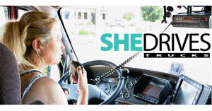 The weekly She Drives Trucks enewsletter reaches 55,000 female drivers and operators.