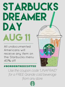 Starbucks Dreamer Day