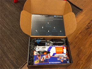 Happy recipients of the Nerf guns shared their joy on social media.
