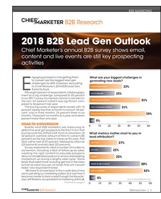 B2B Lead Gen Survey Cover