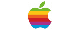 apple rainbow logo