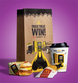 Mcdonald's trick. treat. win