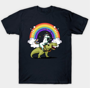 teepublic rainbow unicorn