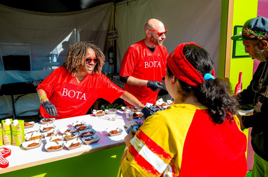 bota box retail display sales football marketing push